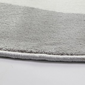 Tappeto grigio per bambini ø 100 cm Soft - FD