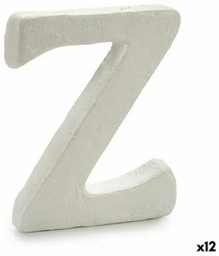 Lettera Z Bianco polistirene 1 x 15 x 13,5 cm (12 Unità)
