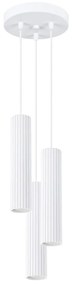 Lampadario bianco ø 19,5 cm Gleam – Sollux