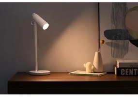 Immax 08990L - Lampada da tavolo LED dimmerabile con Qi di ricarica TIT LED/12W/230V bianco