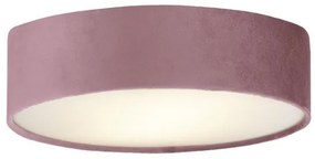 Searchlight 23298-2PI - Plafoniera DRUM PLEAT 2xE27/15W/230V rosa