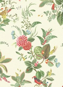 Florale Tapete Floris von Eijffinger - Beige