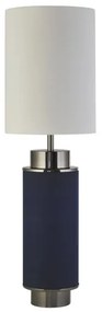 Searchlight EU59041BK - Lampada da tavolo FLASK 1xE27/60W/230V blu