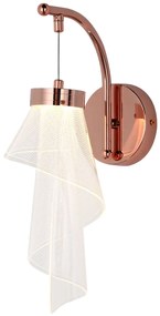 Lampada da Parete Applique APP1766-1W Oro Rosa