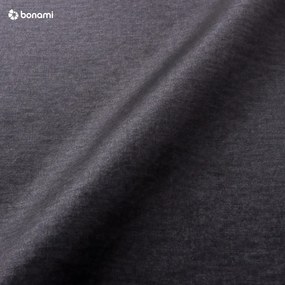 Divano letto in velluto grigio scuro Luca - Milo Casa