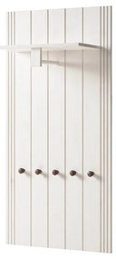 Set di mobili da ingresso bianco in pino massiccio 60x120x25 cm Anita – Støraa