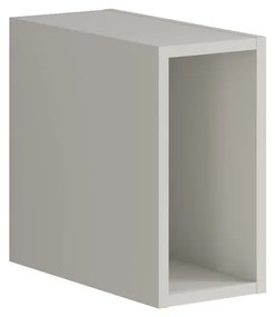 Struttura pensile da bagno Pixel laccato opaco grigio pastello L 20 x H 40 x P 45.5 cm