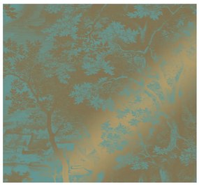 KEK Amsterdam Carta da parati panoramica Engraved Landscapes Gold 17 - L