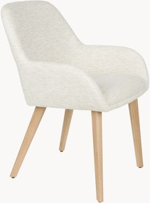 Set di 2 sedie imbottite con braccioli Loua