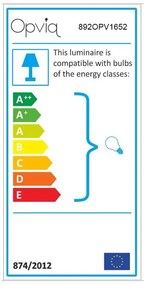 Lampada a sospensione per 5 lampadine in oro Kem - Opviq lights