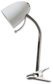 Lampada da scrivania Bianca E27 con clip e braccio regolabile Aigostar