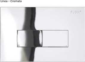 Cassetta incasso pulsante alto (2 pulsanti 9 lt - 4 lt) Pucci ECO 1315490001 + placca