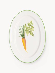 Piatto da portata realizzato in Fine Bone China Carrot