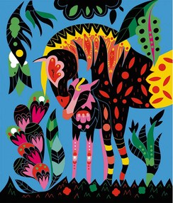 Scratch art - Cavalli e unicorni