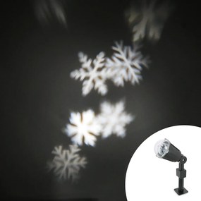 Proiettore di Natale Led fiocchi di neve Wisdom