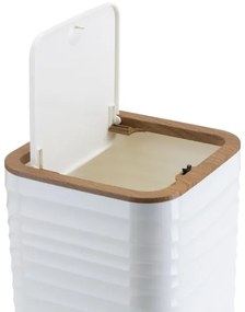 Set da bagno WAVE 5 pz bianco/marrone