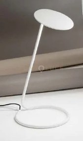 Lampade da tavolo in metallo bianco opaco kobra led 5w 3000k cri?80...