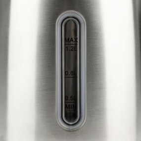 G3Ferrari G1009500 - Bollitore elettrico 1,2 l 1630W/230V acciaio inox/nero