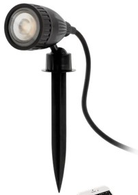 Eglo 33579 - LED RGBW Lampada da esterno NEMA-C 1xGU10/5W/230V IP44 nera