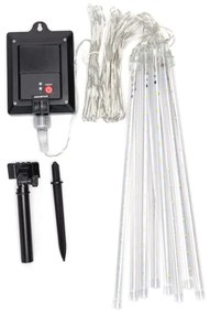 Aigostar - Catena di Natale solare a LED 192xLED/8m IP65 bianco freddo