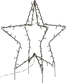 Decorazione luminosa natalizia nera Foldy - Star Trading