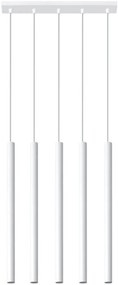 Lampadario in Acciaio a sospensione 5xG9 PASTELO 5 Bianco da Interno