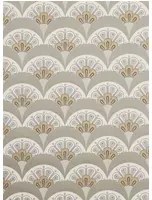 Liberty Tapete Deco Scallop - Pewter White
