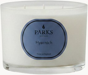 Candela profumata fatta a mano a tre stoppini Vintage Aromatherapy (giacinto, fiori verdi e muschio bianco)