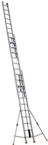 Scala a sfilo FACAL Roller 3 rampe in alluminio 3 x 11 gradini portata massima 150 kg EN 131 per lavori fino a 9.44 m