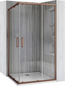 Cabina doccia Rea City 80x100 Brush Copper