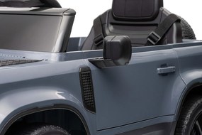 Macchina Elettrica per Bambini Licenza Land Rover Defender Small 12V con Telecomando Grigio...