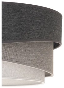 Duolla - Lampadario a sospensione con filo KOBO 1xE27/15W/230V diametro 45 cm antracite/grigio/bianco