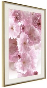 Poster  Path Paved with Flowers  Cornice Quadri Cornice d'oro con passe-partout, Larghezza x Altezza Home decor 40x60