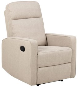 Poltrona relax beige Asila - Actona
