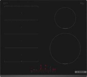 piano cottura a induzione 60 cm 4 fuochi 7400 w nero - PIX631HC1E - bosch