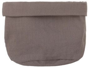 Cestino cucina 18 cm tortora in cotone Slub