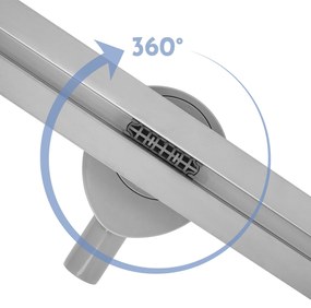 Canalina di scarico Rea FILO Nickel Brush 60