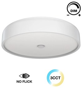 Plafoniera LED Rotonda 36W CCT Ø450mm Bianca Dimmerabile