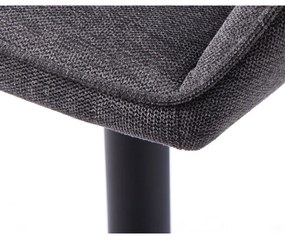 Sedia da pranzo grigio scuro Nolan - Unique Furniture