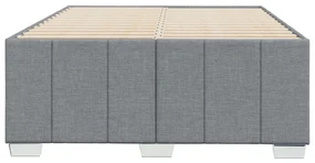 Giroletto senza materasso grigio chiaro 120x190 cm in tessuto