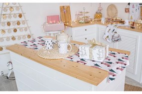 Runner da tavola in cotone con motivo natalizio 40x140 cm Christmas Ride - Butter Kings