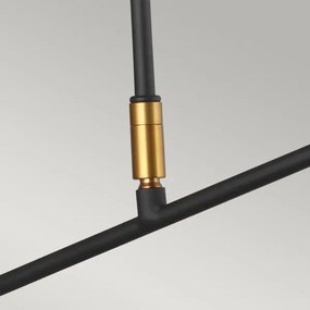 Feiss - Applique SIMON 1xE27/60W/230V nero/oro