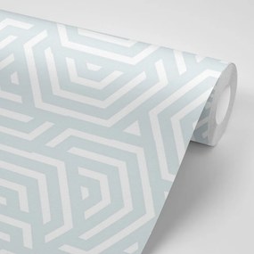 Carta da parati – Motivo trendy grigio-blu