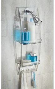 Portaoggetti trasparente per bagno , 23 x 73 cm - iDesign