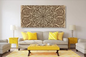Stampa su tela – Mandala con motivo naturale astratto