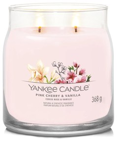 Pink Cherry Vanilla, candela in giara media Yankee Candle