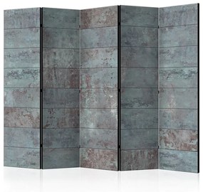 Paravento  Turquoise Concrete II [Room Dividers]  Colore Grigio, Dimensioni e Misure 225x172