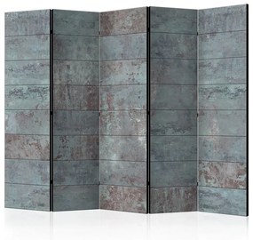 Paravento Turquoise Concrete II [Room Dividers]