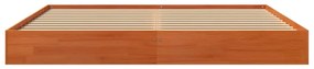 Giroletto marrone cera 200x200 cm in legno massello di pino
