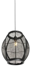 Lampada a sospensione orientale nera 35 cm - Rob